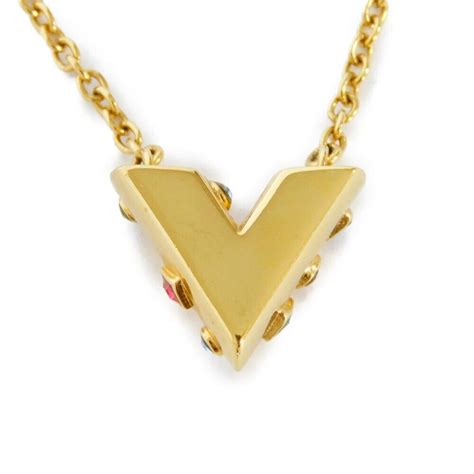 Louis Vuitton Collier Essential V Planet Necklace .